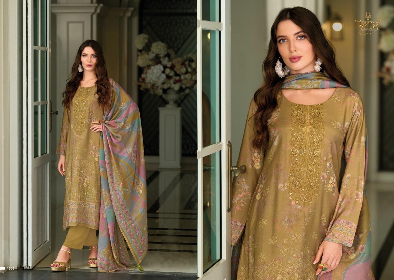 Rang Fashion Antique catalog wholesale dress materials area in ahmedabad