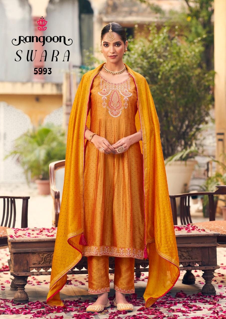 Rangoon Swara catalog long pakistani kurtis online india