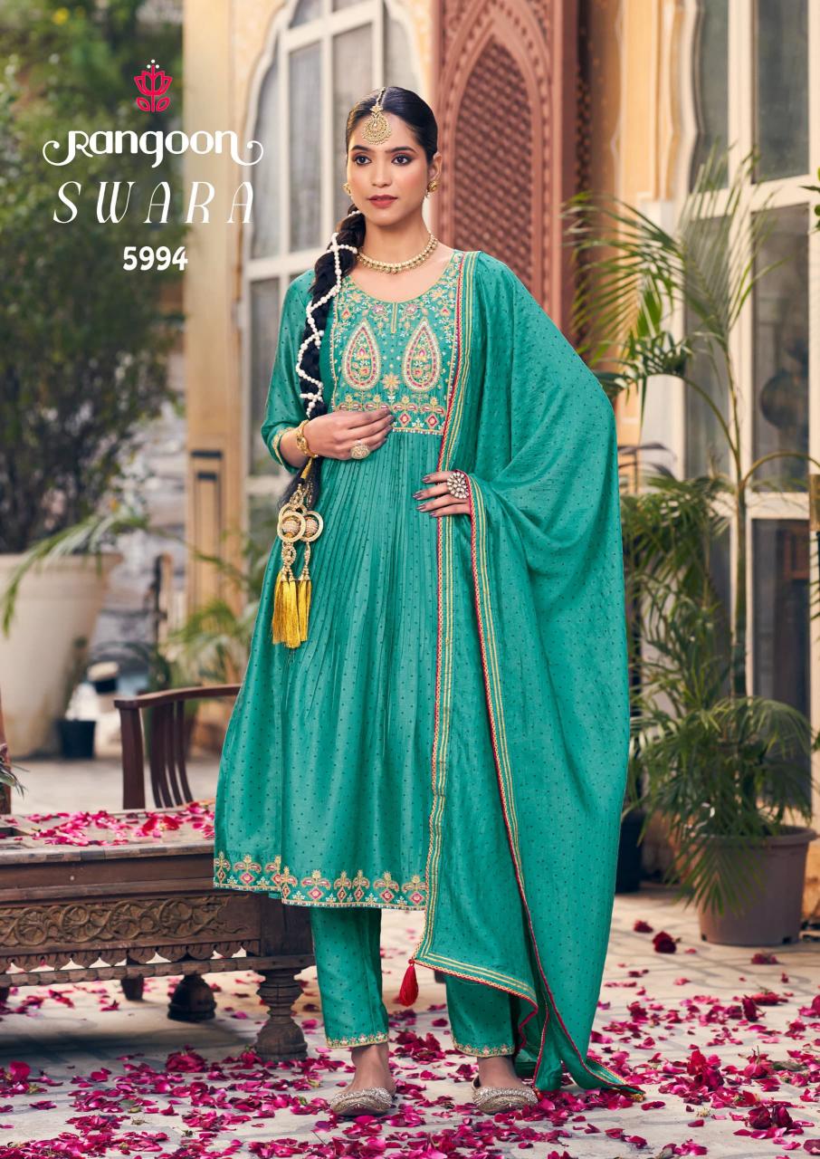 Rangoon Swara catalog long pakistani kurtis online india