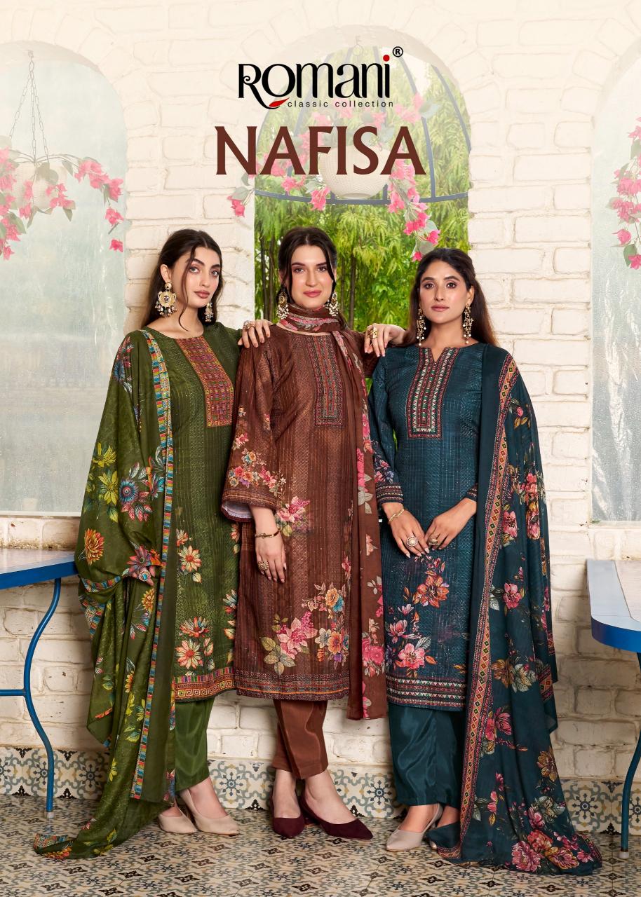 Romani Nafisa catalog wholesale dress material shops near chikadpally 