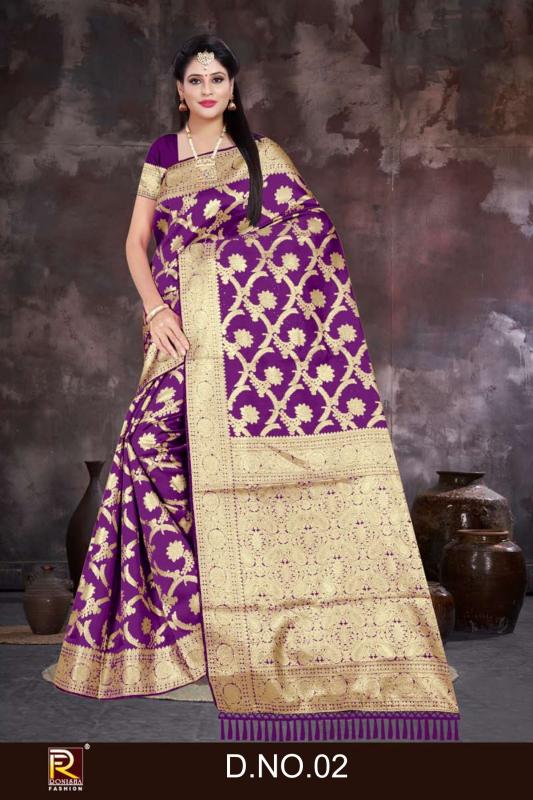 Ronisha D NO 02 catalog surat wholesaler saree