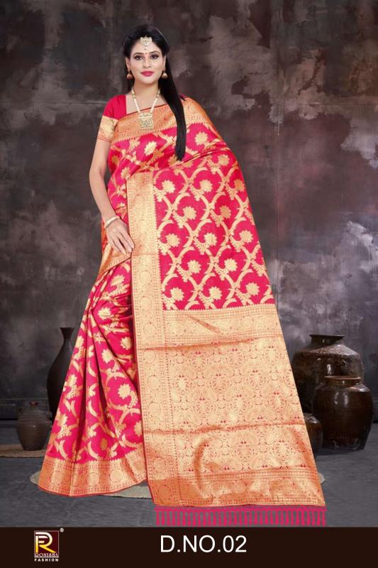 Ronisha D NO 02 catalog surat wholesaler saree
