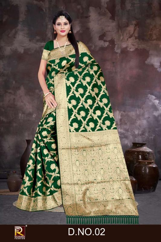 Ronisha D NO 02 catalog surat wholesaler saree