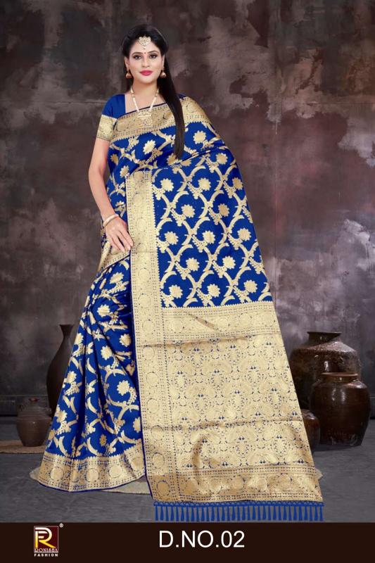 Ronisha D NO 02 catalog surat wholesaler saree