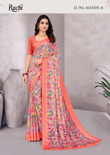 Ruchi Cherry vol 48 catalog surat saree market images 