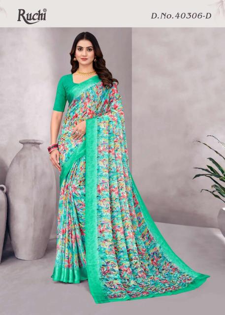 Ruchi Cherry vol 48 catalog surat saree market images 
