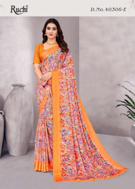 Ruchi Cherry vol 48 catalog surat saree market images 