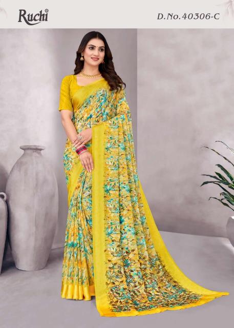 Ruchi Cherry vol 48 catalog surat saree market images 