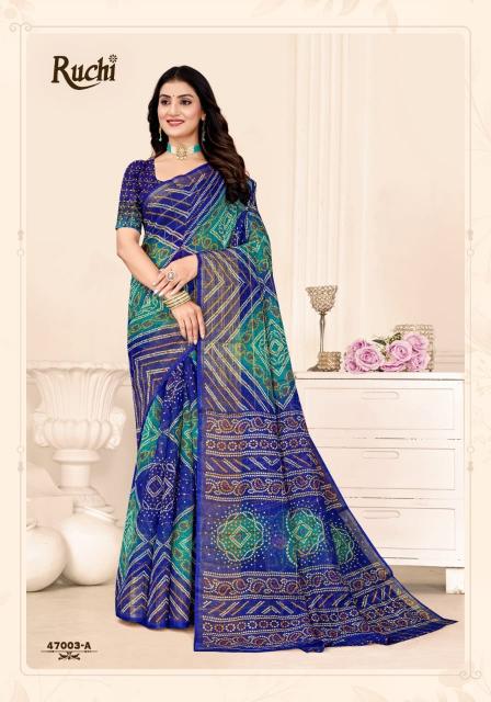 Ruchi Golden Checks vol 2 catalog surat saree market contact number