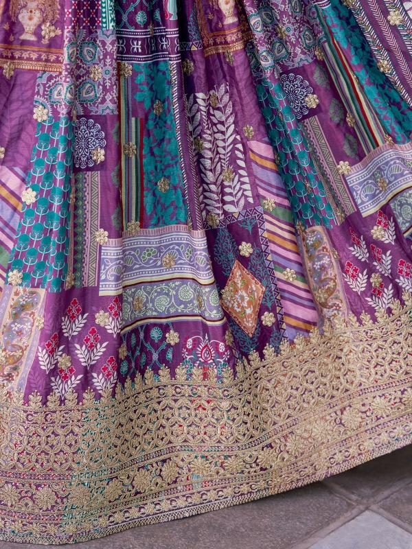 Sabella 7050 Purple catalog buy online cheap lehenga india