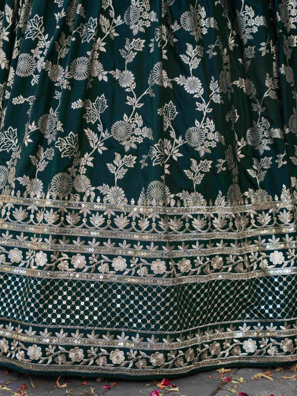 Sabella 7100 Green catalog lehenga choli online shopping low price india