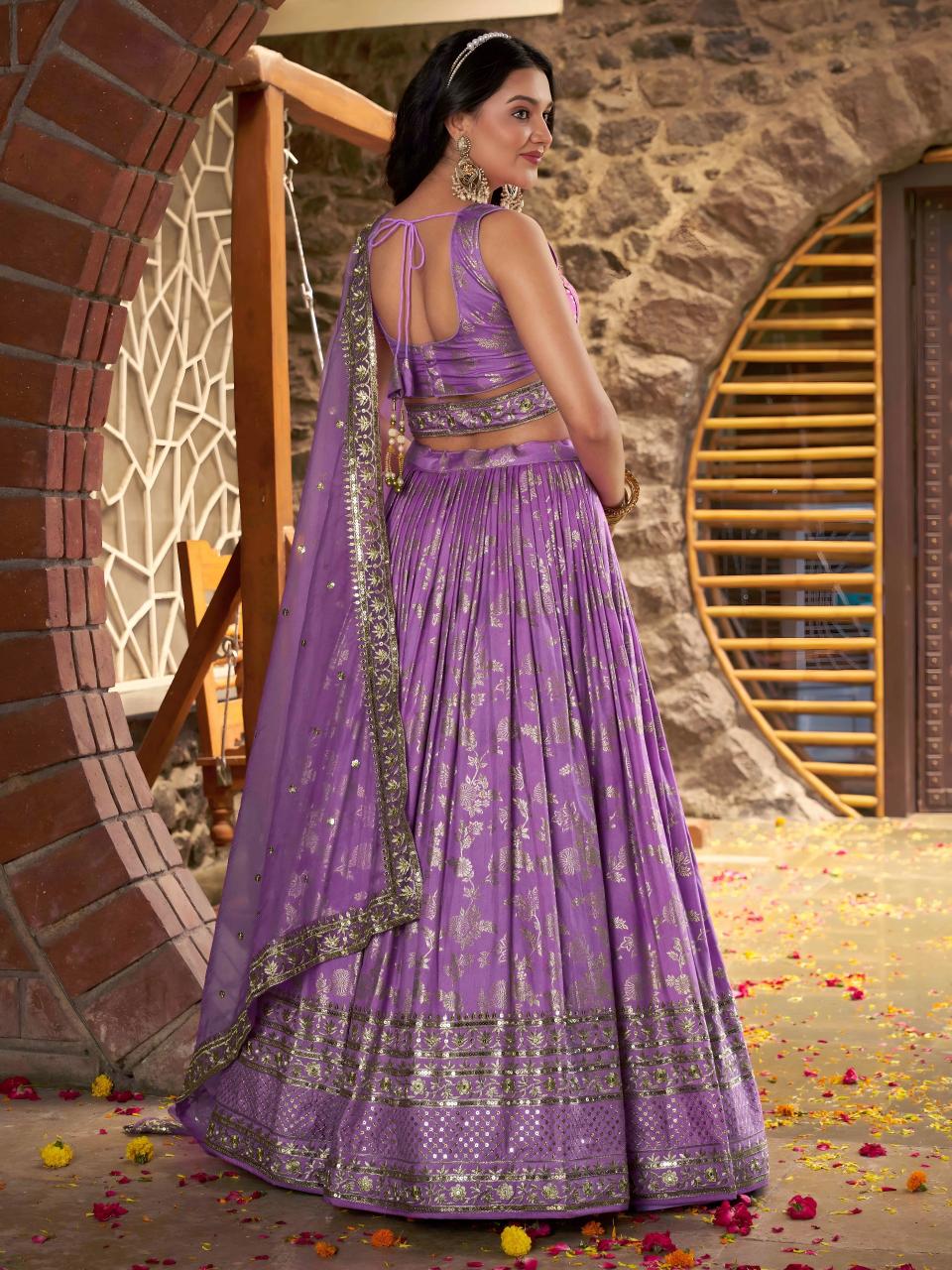 Sabella 7100 Lavender catalog latest lehenga designs in india