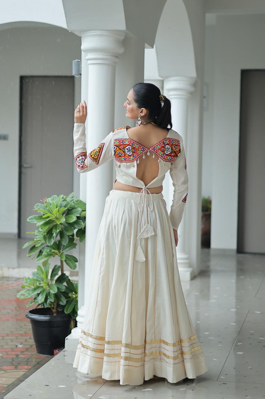 Sabella K 5042 catalog india lehengas white