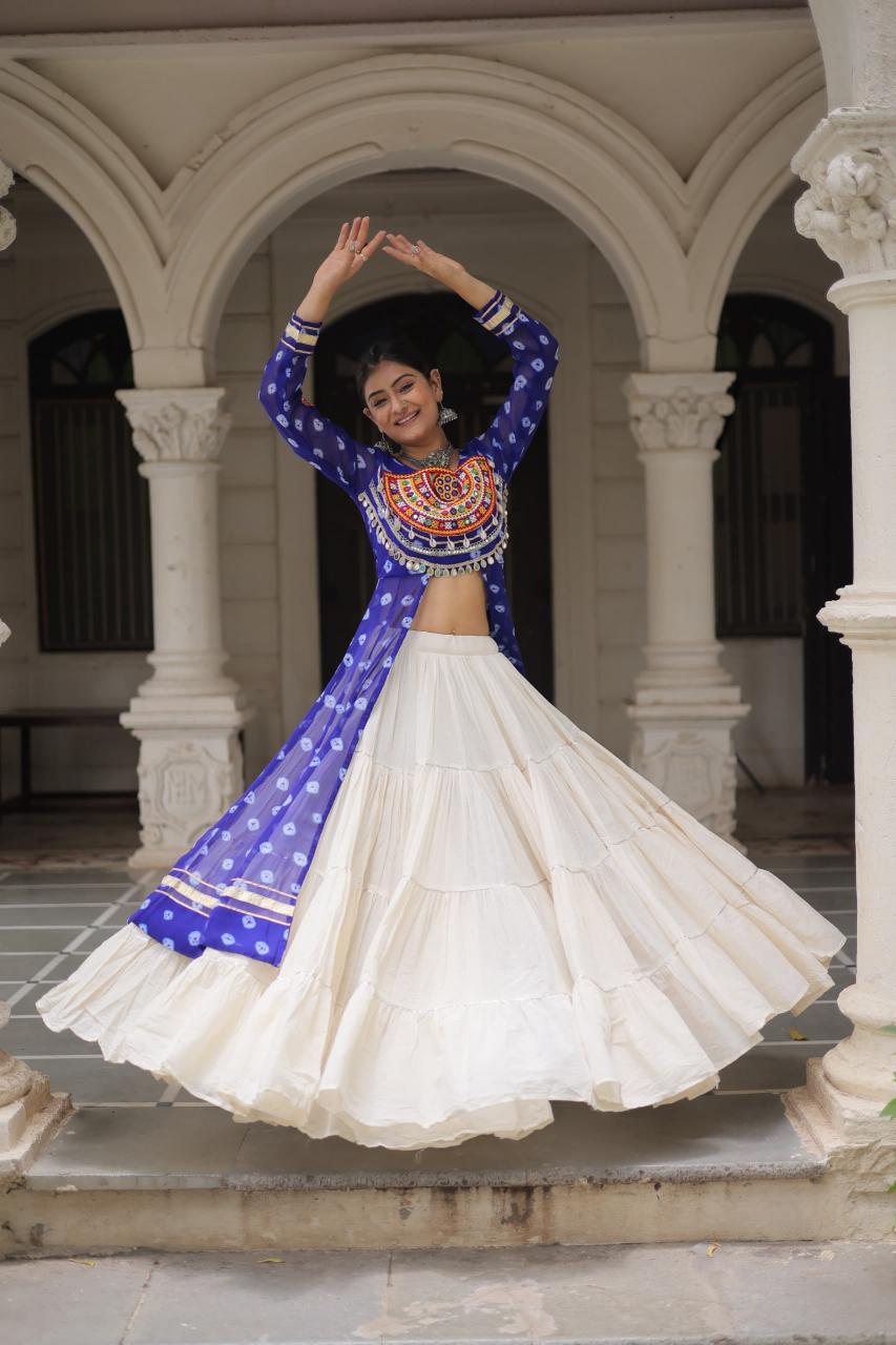Sabella K 5043 catalog indo western style lehenga 