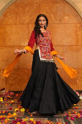Sabella Swaroop vol 4 Black catalog black bridal lehenga in india