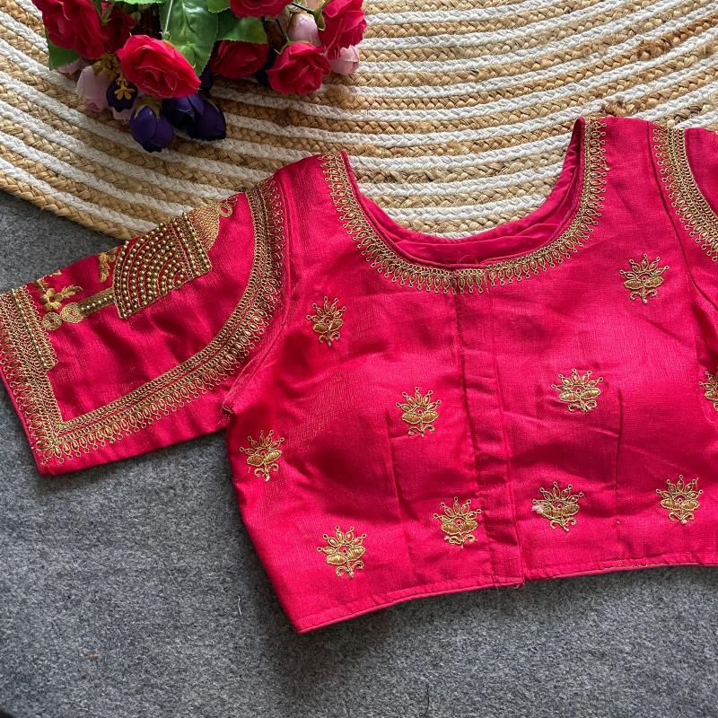Sabella Tempal catalog aari work blouse