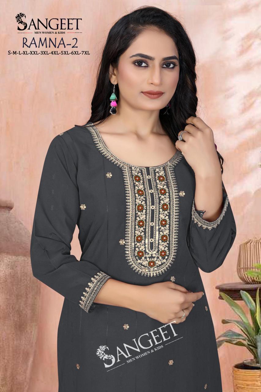 Sangeet Ramna vol 2 catalog indian short kurti tops