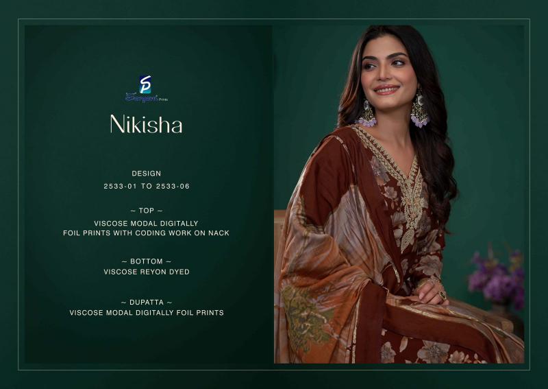 Sargam Nikisha catalog wholesale dress material valsad