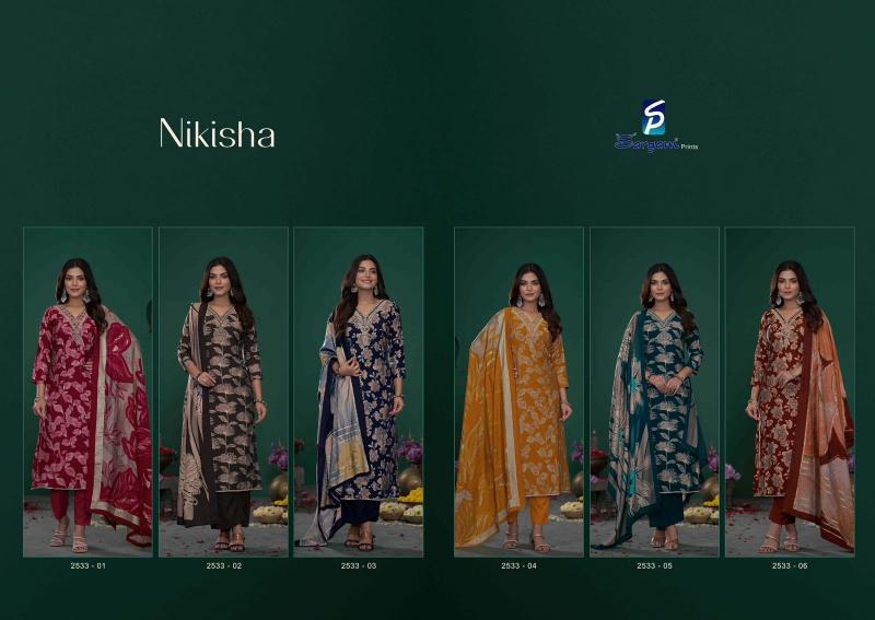 Sargam Nikisha catalog wholesale dress material valsad