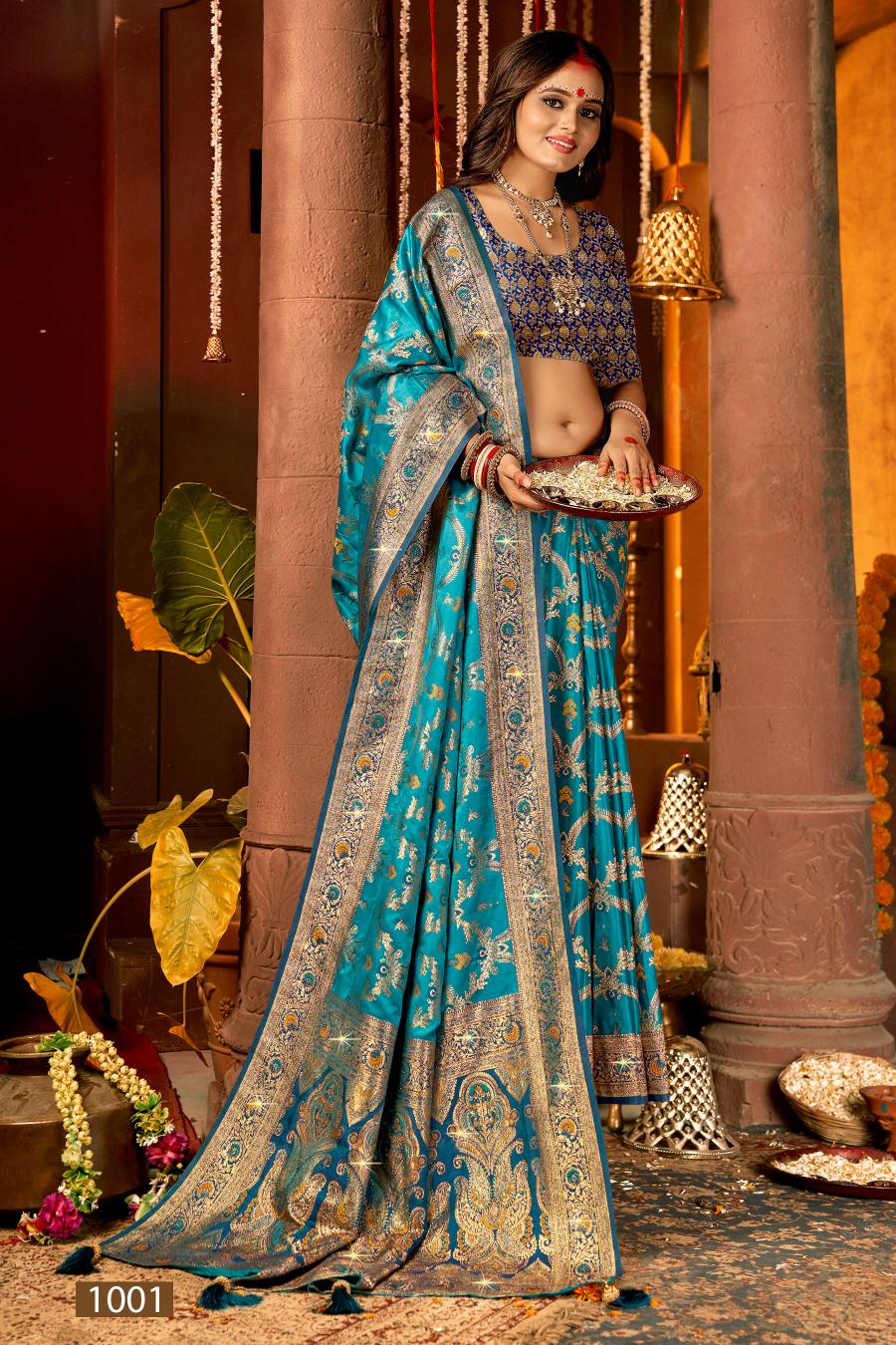 Saroj Anokhi satin saroski vol.1 Satin silk saree in surat with price wholesale