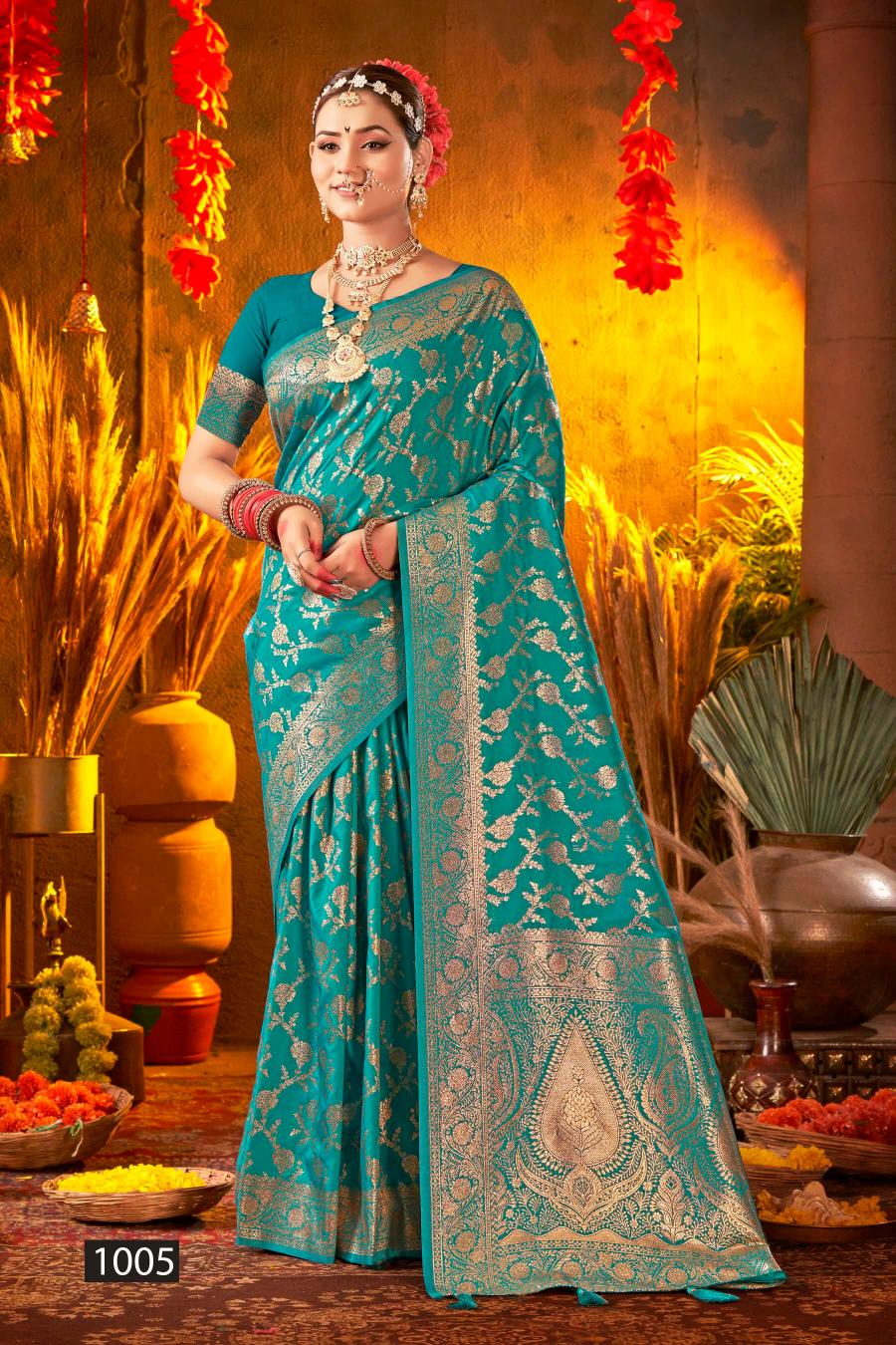 Saroj Gauri priya silk vol.1 50*600 silk saree in surat with price wholesale