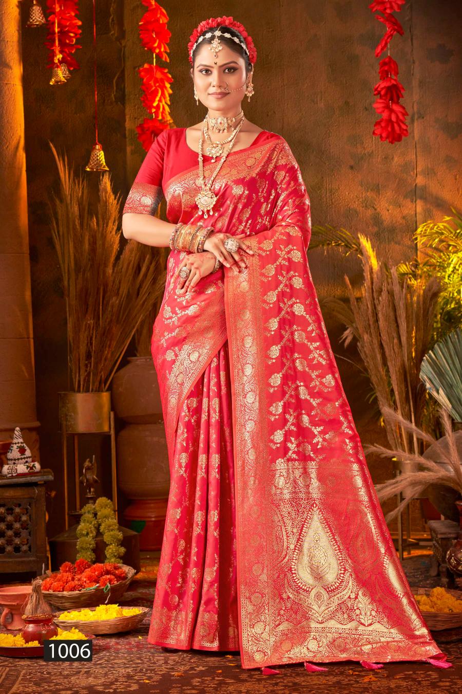 Saroj Gauri priya silk vol.1 50*600 silk saree in surat with price wholesale