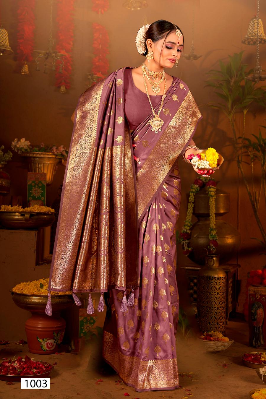 Saroj Rangoli silk vol.2 Satin silk saree in surat with price wholesale