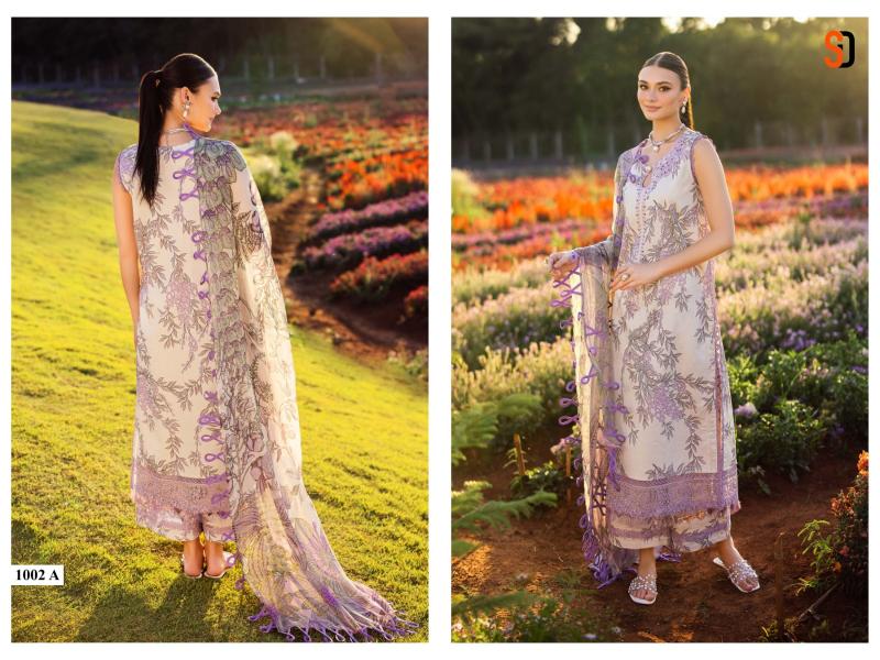 Sharaddha Flora Vol 1 Catalog Chiffon Duppatta pakistani replica suits online india wholesale