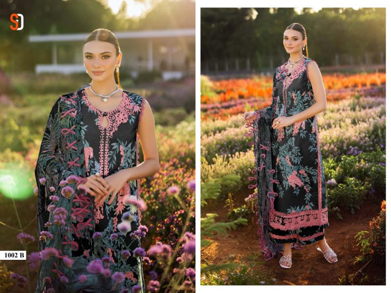 Sharaddha Flora Vol 1 Catalog Chiffon Duppatta pakistani replica suits online india wholesale