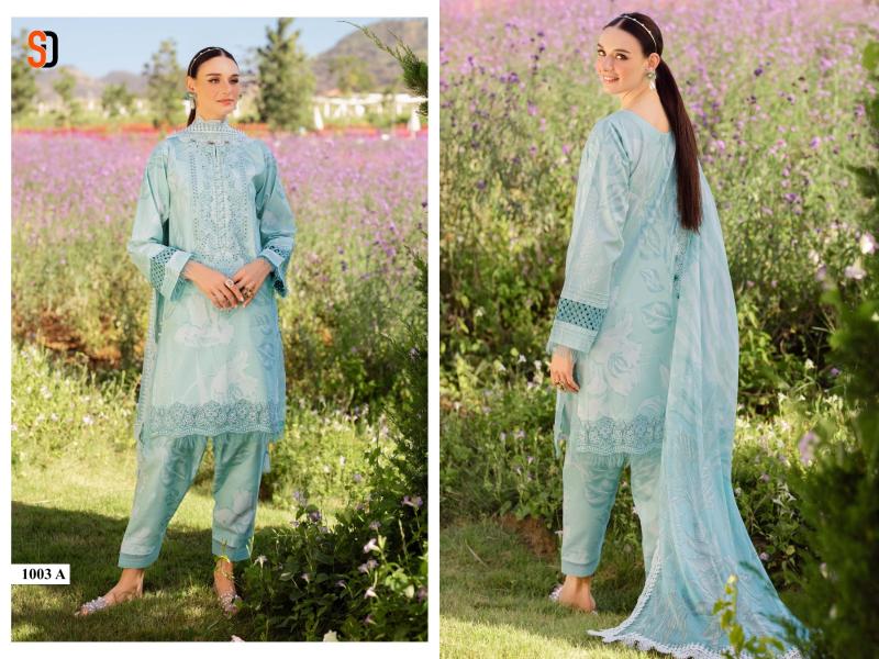 Sharaddha Flora Vol 1 Catalog Chiffon Duppatta pakistani replica suits online india wholesale