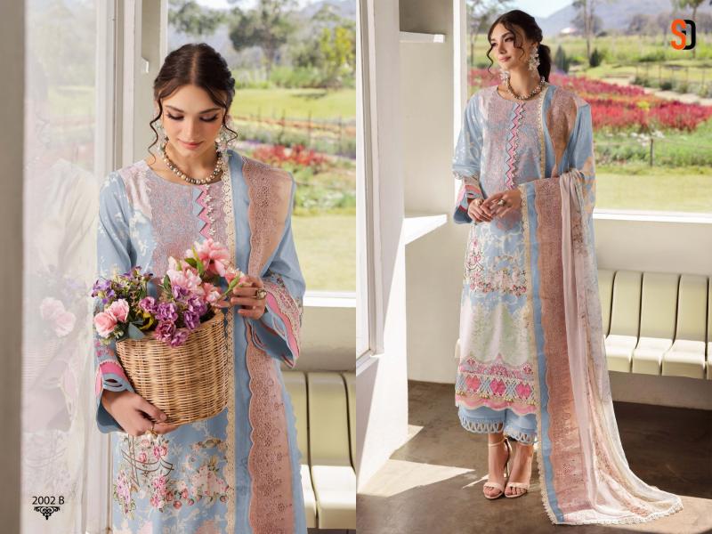 Sharaddha Needle Wonder Vol 2 catalog Chiffon Duppatta pakistani suits importer wholesaler delhi