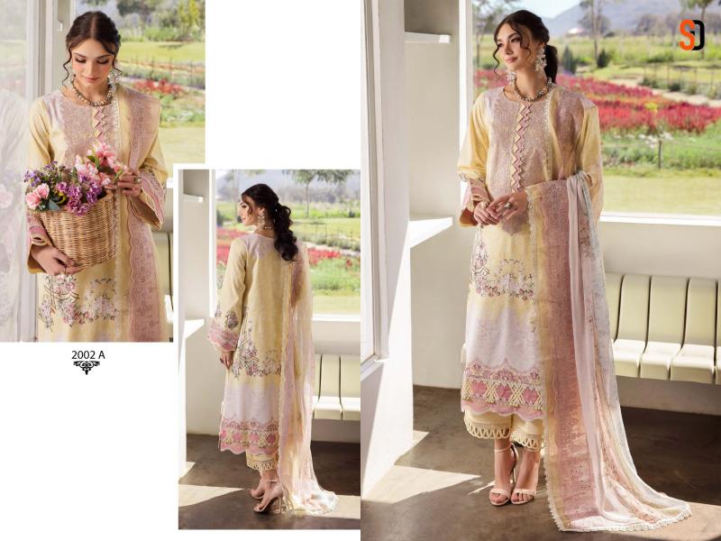 Sharaddha Needle Wonder Vol 2 catalog Chiffon Duppatta pakistani suits importer wholesaler delhi