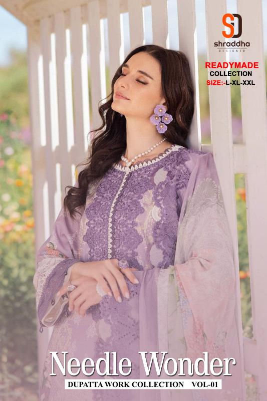 Sharaddha Needle Wonder Vol 2 catalog ready made pakistani suits