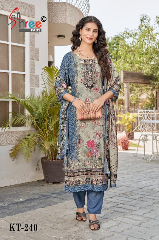 Shree Fabs KT 240 catalog pakistani replica suits wholesale