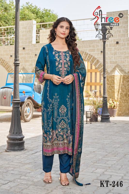 Shree Fabs KT 246 catalog pakistani wholesale suits india