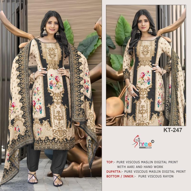 Shree Fabs KT 247 catalog wholesale pakistani suits buy online