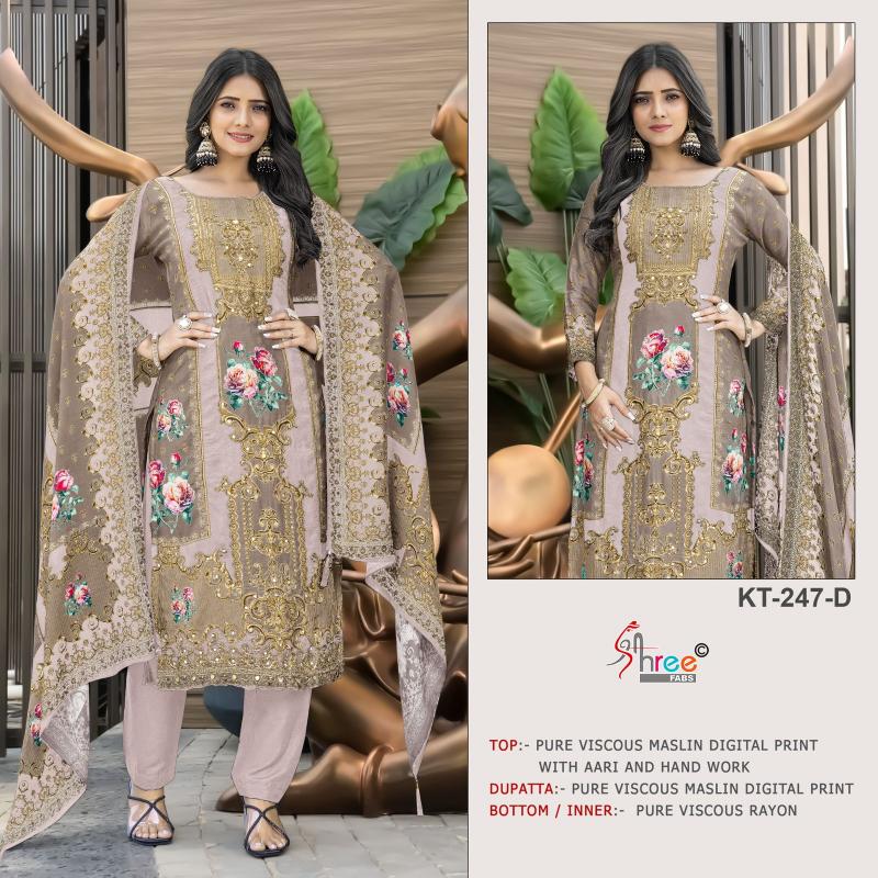 Shree Fabs KT 247 catalog wholesale pakistani suits buy online