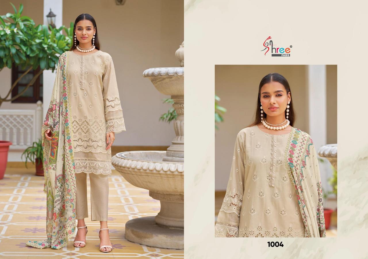 Shree Fabs Ombre Chikankari catalog pakistani suits wholesalers in chandni chowk