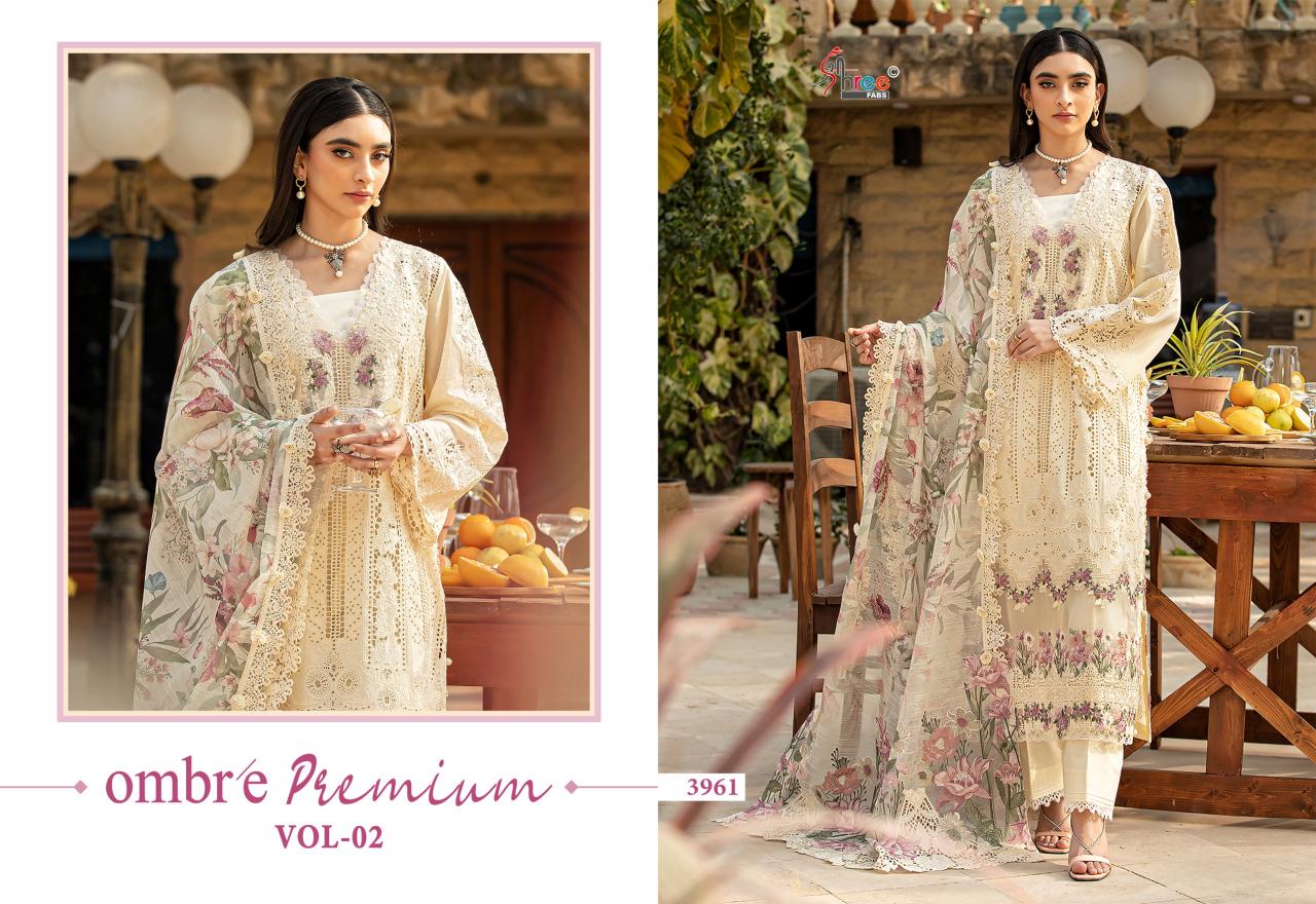Shree Fabs Ombre premium vol 2 catalog wholesale pakistani suits in lucknow