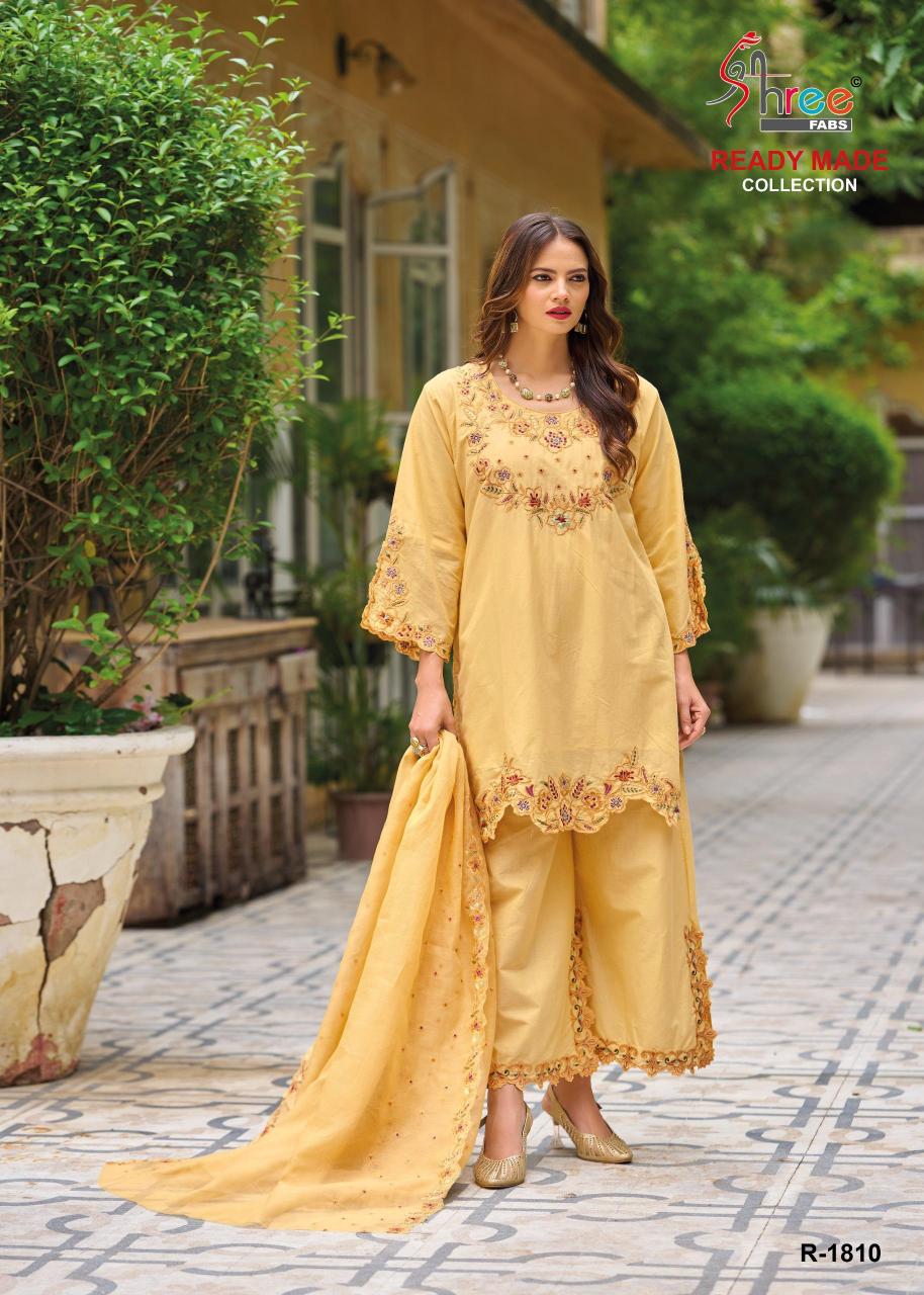 Shree Fabs R 1810 catalog wholesale pakistani suits delhi