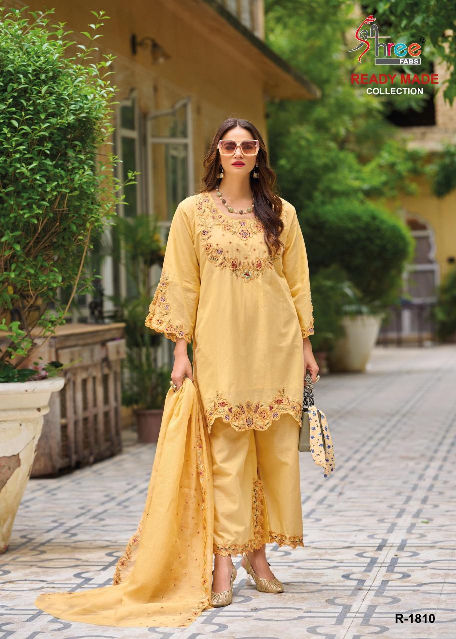 Shree Fabs R 1810 catalog wholesale pakistani suits delhi