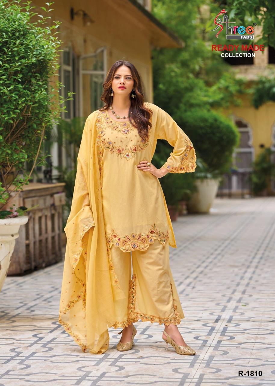 Shree Fabs R 1810 catalog wholesale pakistani suits delhi