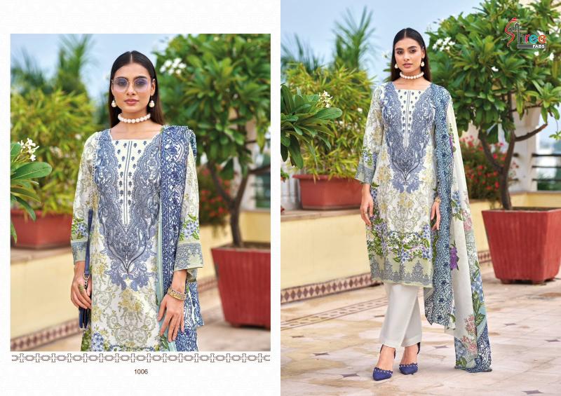 Shree Needle wonder premium lawn Catalog Chiffon Duppatta wholesale pakistani suites