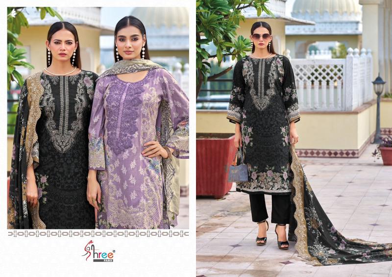 Shree Needle wonder premium lawn Catalog Cotton Duppatta wholesale pakistani suits delhi