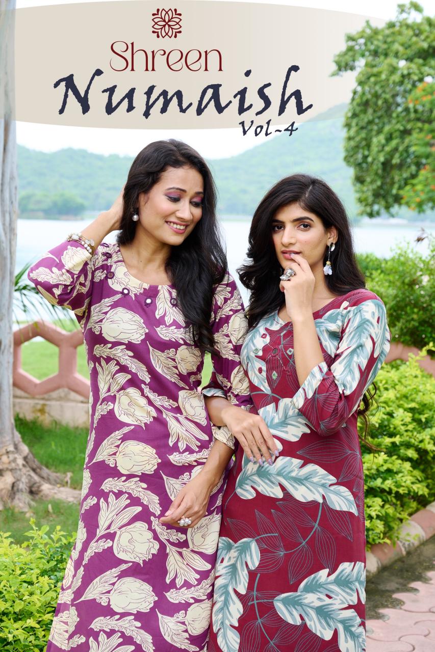 Shreen Numaish Vol 4 catalog rayon modest co ord sets wholesale