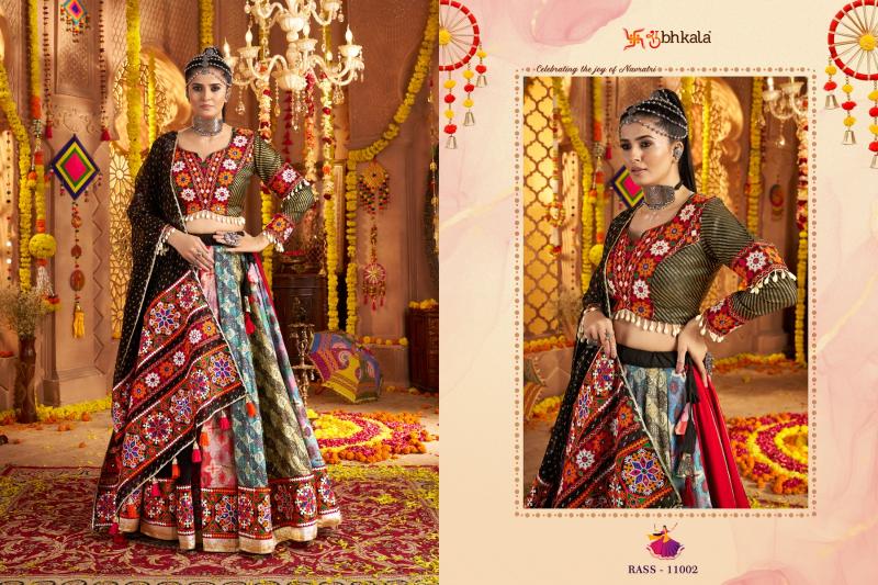 Shubhkala Raas vol 19 catalog navratri lehenga choli online india