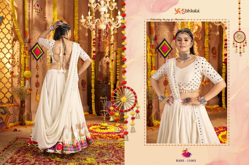 Shubhkala Raas vol 19 catalog navratri lehenga choli online india