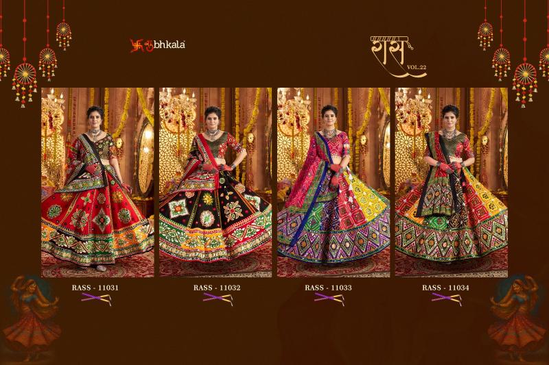 Shubhkala Raas vol 22 catalog best cheap lehengas india
