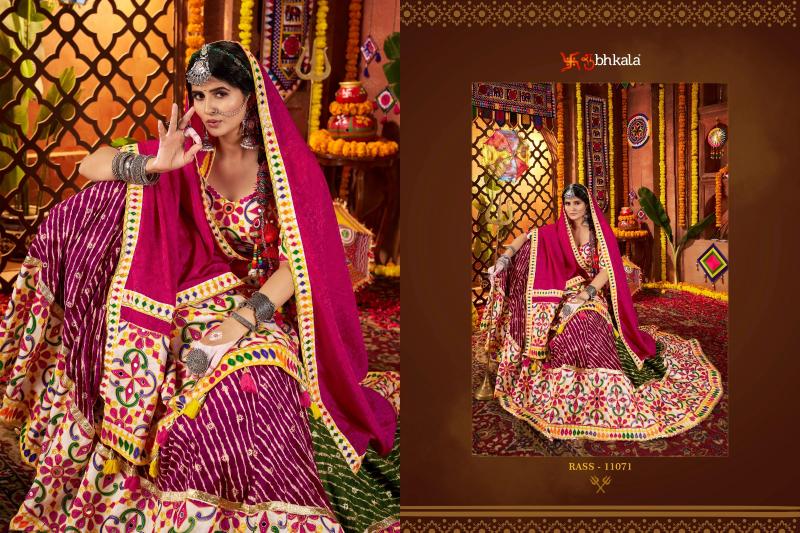 Shubhkala Raas vol 26 catalog navratri lehenga choli online india