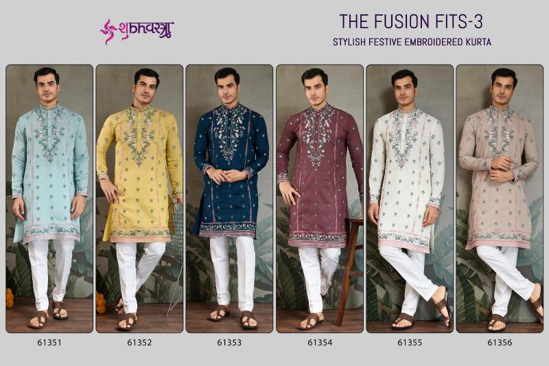 Shubhvastra The Fusion Fits vol 3 catalog mens kurti best quality indian